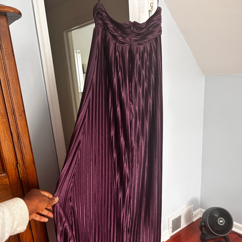 Lulu's Strapless Purple Maxi Dress - Picture 6 of 7